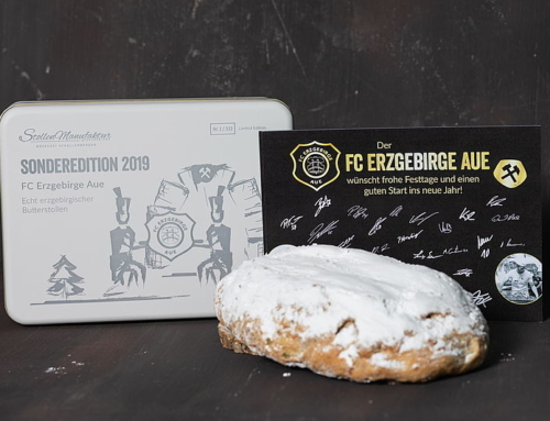 Weihnachtsstollen – Sonderedition  FC Erzgebirge Aue (limitierte Edition) 333 Stück